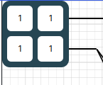 eingabematrix auf Raster